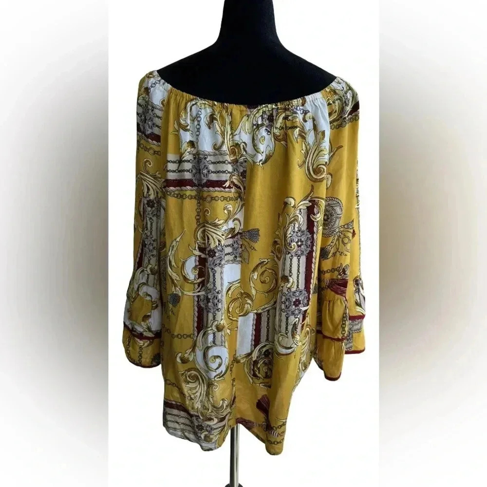 EST. 1946 women’s off shoulder top sz XL #005